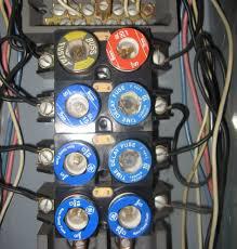 A fuse panel