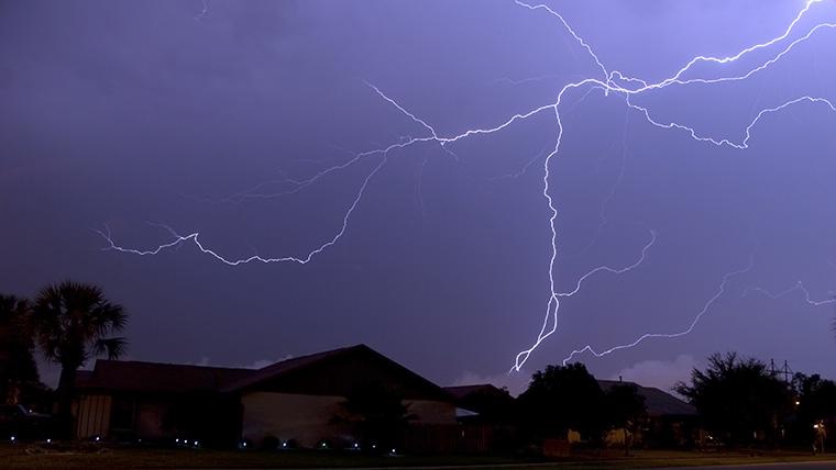 lightning storm