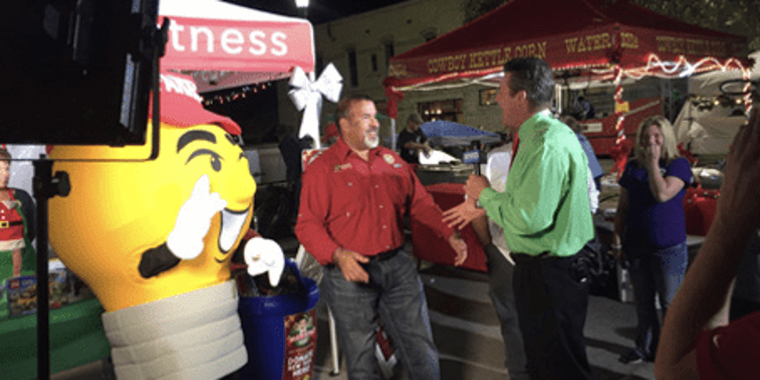 Mister Sparky Helps Spark Cheer Through Toy Drive