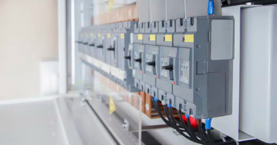 side view of circuit breaker