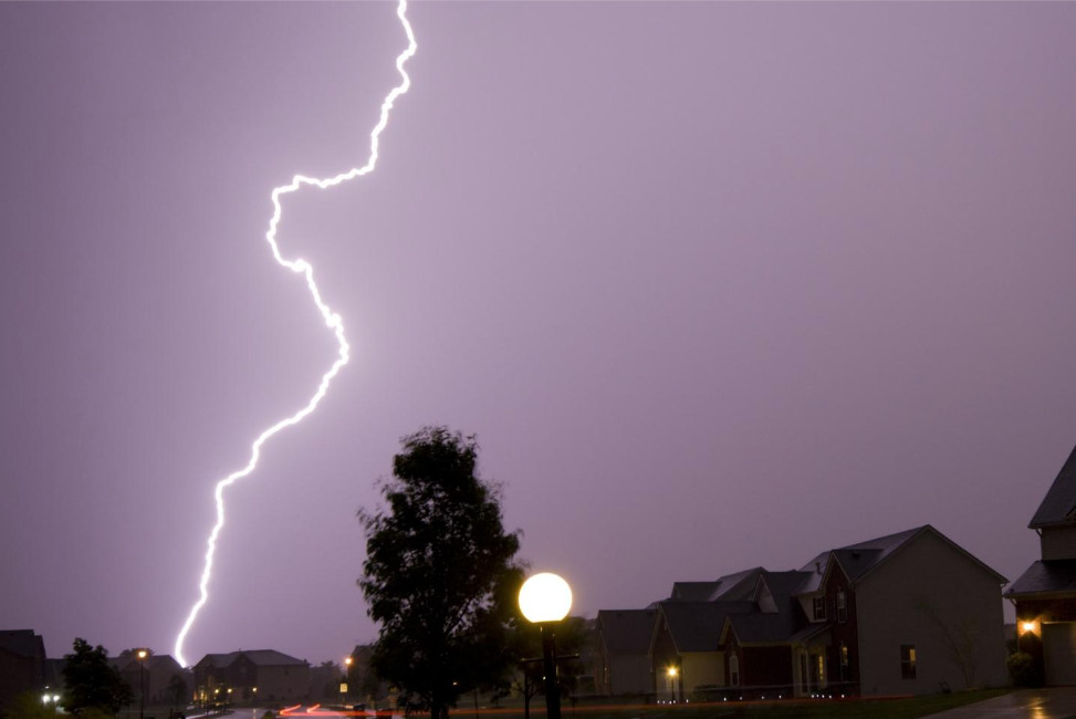 Signs of Lightning Electrical Damage