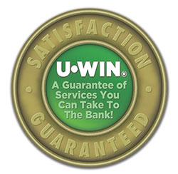 UWIN satisfaction guarantee badge